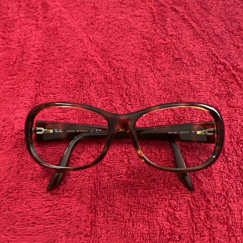 Ray-Ban Tortoiseshell Oversized Women's Glasses